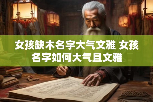 女孩缺木名字大气文雅 女孩名字如何大气且文雅