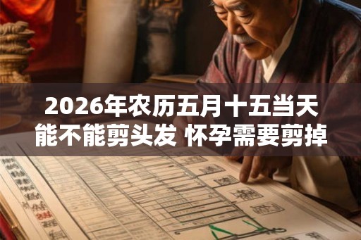 2026年农历五月十五当天能不能剪头发 怀孕需要剪掉长发吗