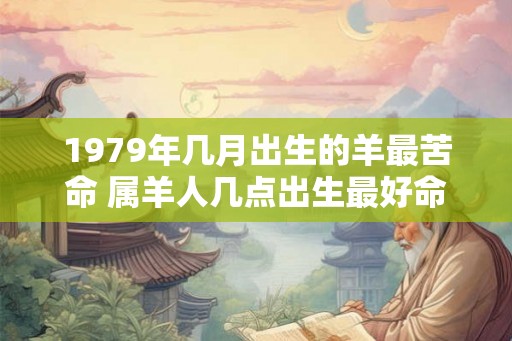 1979年几月出生的羊最苦命 属羊人几点出生最好命