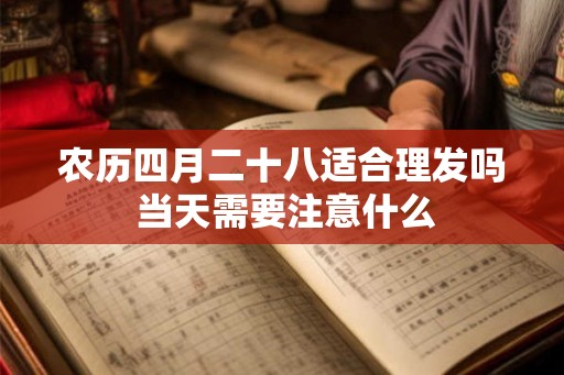 农历四月二十八适合理发吗 当天需要注意什么