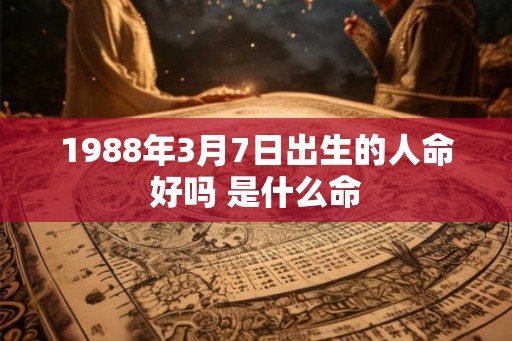1988年3月7日出生的人命好吗 是什么命
