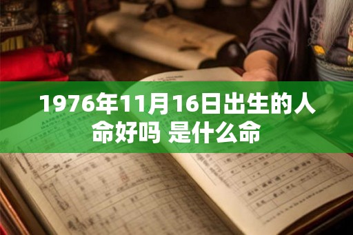 1976年11月16日出生的人命好吗 是什么命 1976年11月16日出生的人命好吗 是什么命