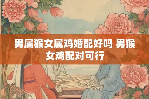 男属猴女属鸡婚配好吗 男猴女鸡配对可行 男属猴女属鸡婚配好吗 男猴女鸡配对可行