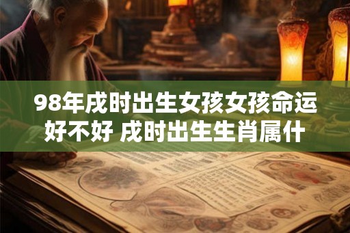 98年戌时出生女孩女孩命运好不好 戌时出生生肖属什么