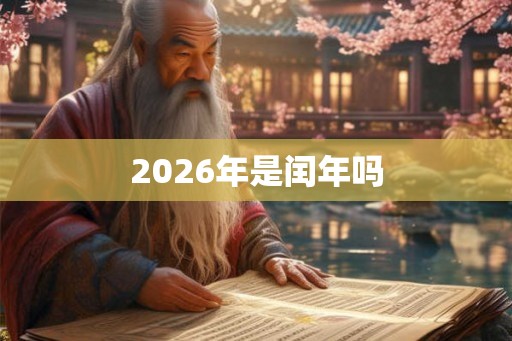 2026年是闰年吗 2026年是闰年吗