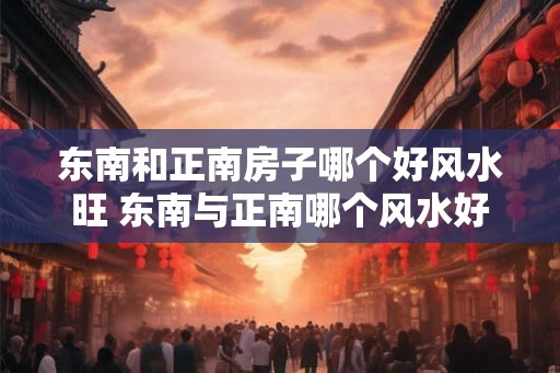 东南和正南房子哪个好风水旺 东南与正南哪个风水好