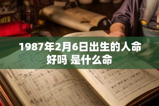 1987年2月6日出生的人命好吗 是什么命