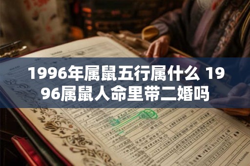 1996年属鼠五行属什么 1996属鼠人命里带二婚吗