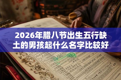 2026年腊八节出生五行缺土的男孩起什么名字比较好
