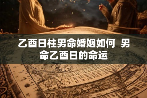 乙酉日柱男命婚姻如何  男命乙酉日的命运