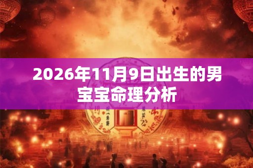 2026年11月9日出生的男宝宝命理分析