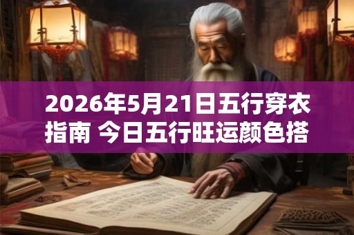 2026年5月21日五行穿衣指南 今日五行旺运颜色搭配