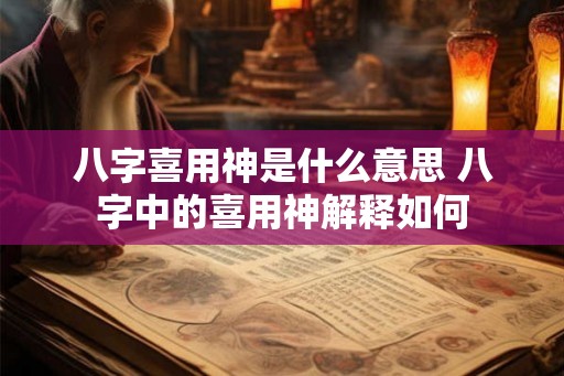 八字喜用神是什么意思 八字中的喜用神解释如何