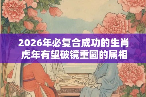 2026年必复合成功的生肖 虎年有望破镜重圆的属相