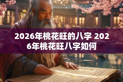 2026年桃花旺的八字 2026年桃花旺八字如何
