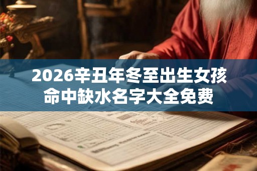 2026辛丑年冬至出生女孩命中缺水名字大全免费 2026辛丑年冬至出生女孩命中缺水名字大全免费