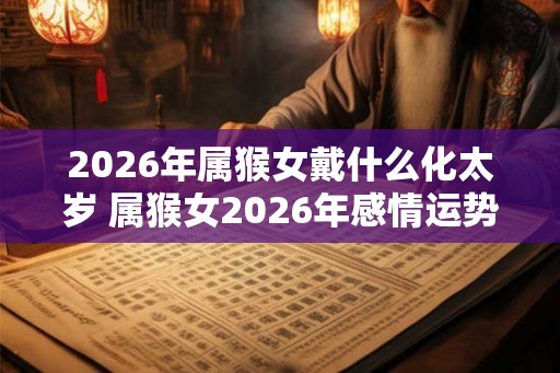2026年属猴女戴什么化太岁 属猴女2026年感情运势