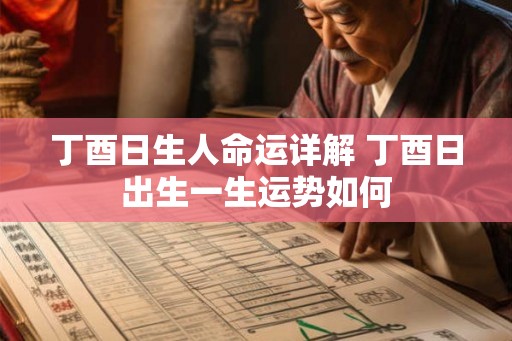 丁酉日生人命运详解 丁酉日出生一生运势如何
