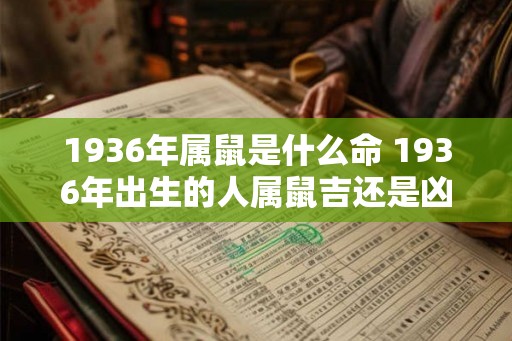 1936年属鼠是什么命 1936年出生的人属鼠吉还是凶
