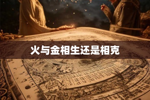 火与金相生还是相克