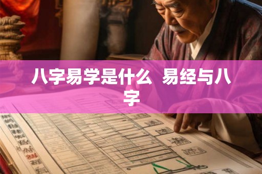八字易学是什么  易经与八字
