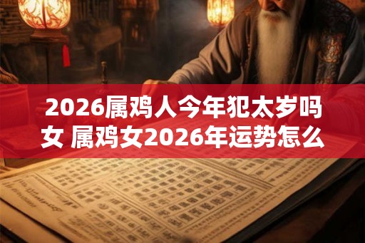 2026属鸡人今年犯太岁吗女 属鸡女2026年运势怎么样