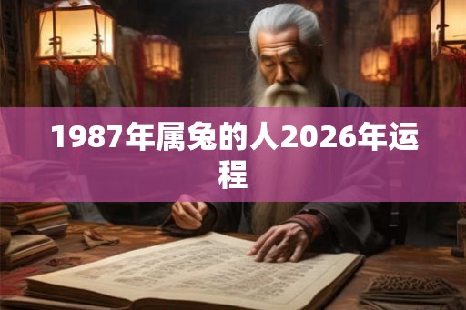1987年属兔的人2026年运程