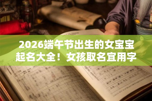 2026端午节出生的女宝宝起名大全！女孩取名宜用字带解释