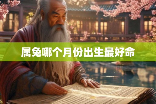 属兔哪个月份出生最好命 属兔哪个月份出生最好命