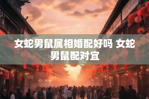 女蛇男鼠属相婚配好吗 女蛇男鼠配对宜