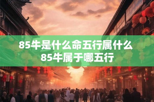 85牛是什么命五行属什么 85牛属于哪五行 85牛是什么命五行属什么 85牛属于哪五行