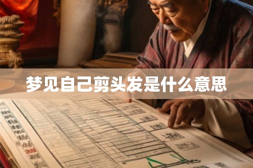 梦见自己剪头发是什么意思
