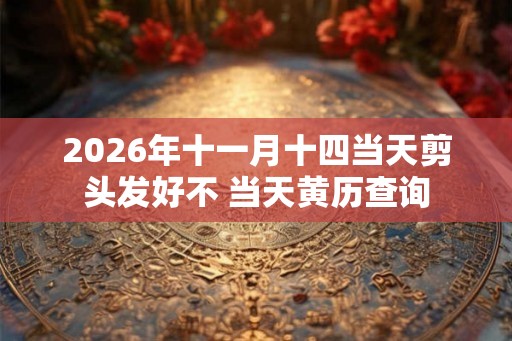 2026年十一月十四当天剪头发好不 当天黄历查询