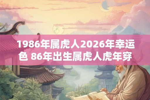 1986年属虎人2026年幸运色 86年出生属虎人虎年穿什么颜色衣服好