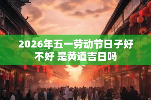 2026年五一劳动节日子好不好 是黄道吉日吗