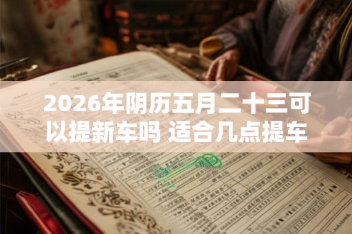 2026年阴历五月二十三可以提新车吗 适合几点提车