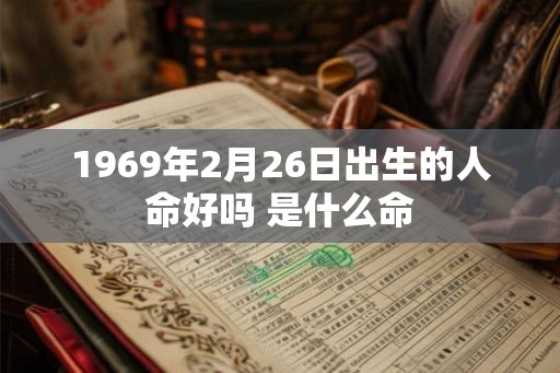 1969年2月26日出生的人命好吗 是什么命