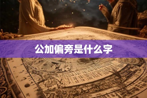 公加偏旁是什么字