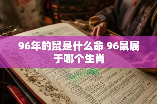 96年的鼠是什么命 96鼠属于哪个生肖 96年的鼠是什么命 96鼠属于哪个生肖