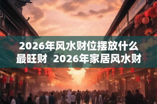 2026年风水财位摆放什么最旺财 2026年家居风水财位 2026年风水财位摆放什么最旺财 2026年家居风水财位