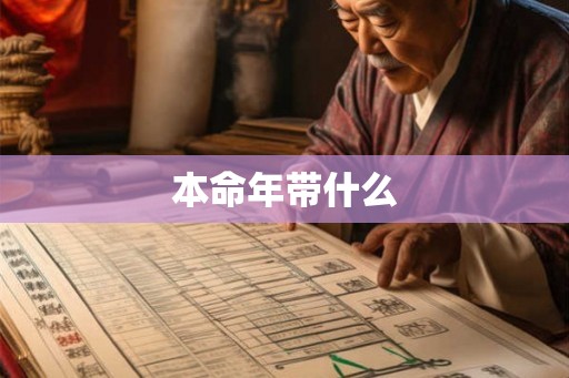本命年带什么 本命年带什么