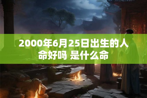 2000年6月25日出生的人命好吗 是什么命 2000年6月25日出生的人命好吗 是什么命