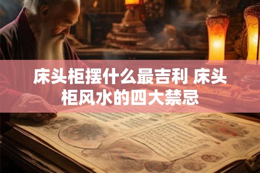 床头柜摆什么最吉利 床头柜风水的四大禁忌