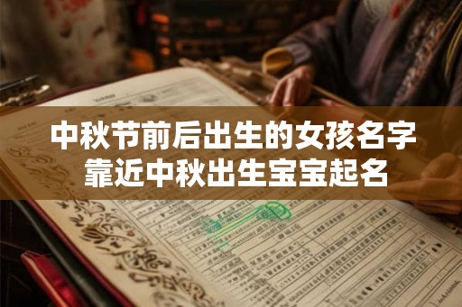 中秋节前后出生的女孩名字 靠近中秋出生宝宝起名