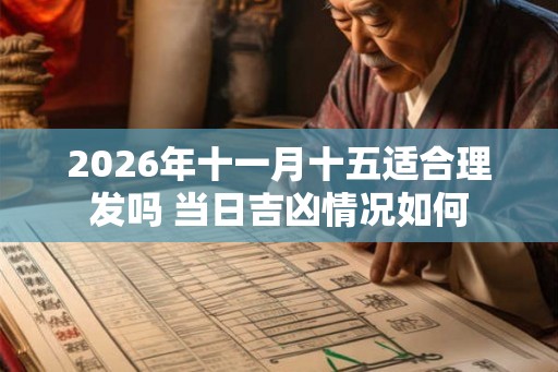 2026年十一月十五适合理发吗 当日吉凶情况如何