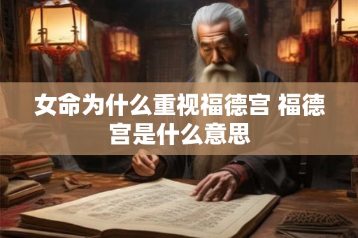 女命为什么重视福德宫 福德宫是什么意思 女命为什么重视福德宫 福德宫是什么意思