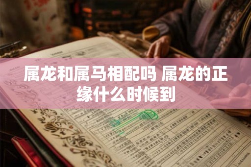 属龙和属马相配吗 属龙的正缘什么时候到