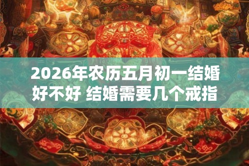 2026年农历五月初一结婚好不好 结婚需要几个戒指