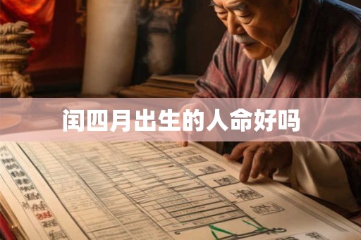 闰四月出生的人命好吗