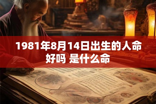 1981年8月14日出生的人命好吗 是什么命